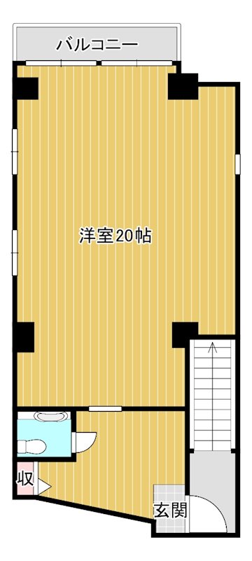 元町1丁目店舗 (杉山ビル) 間取り