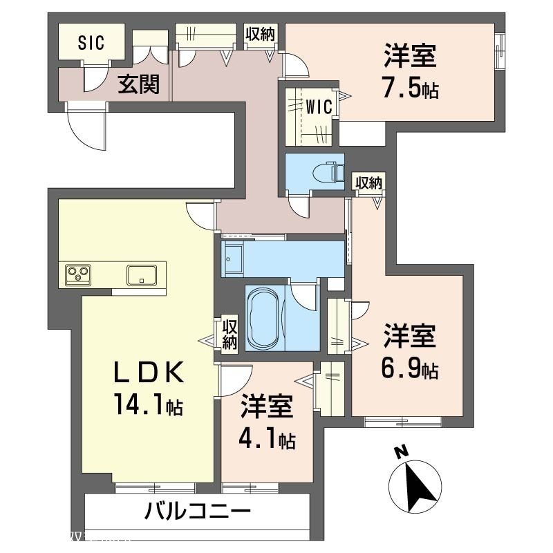 東京都練馬区関町南１丁目8-18 間取り