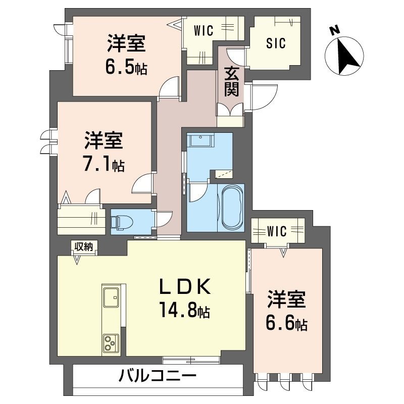 東京都練馬区関町南１丁目8-18 間取り