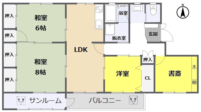 ソレイユ乾徳 間取り