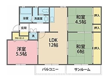 ソレイユ乾徳 間取り