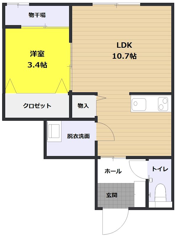 Mon　Reve（モン・レーヴ） 間取り