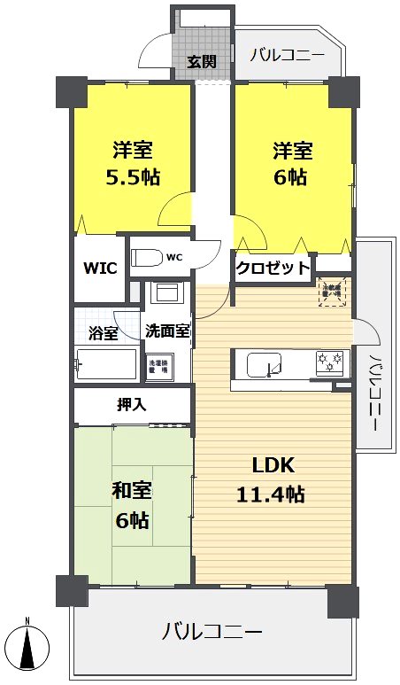 サーパス高木 間取り