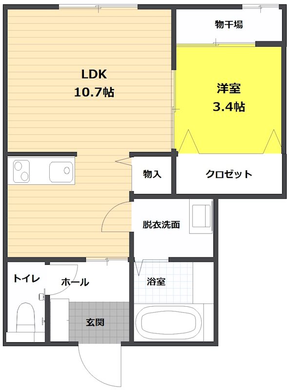 Mon　Reve（モン・レーヴ） 間取り