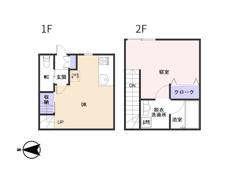 シャ・ミニヨンB 間取り