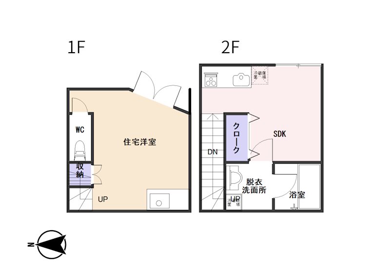 シャ・ミニヨンB 間取り