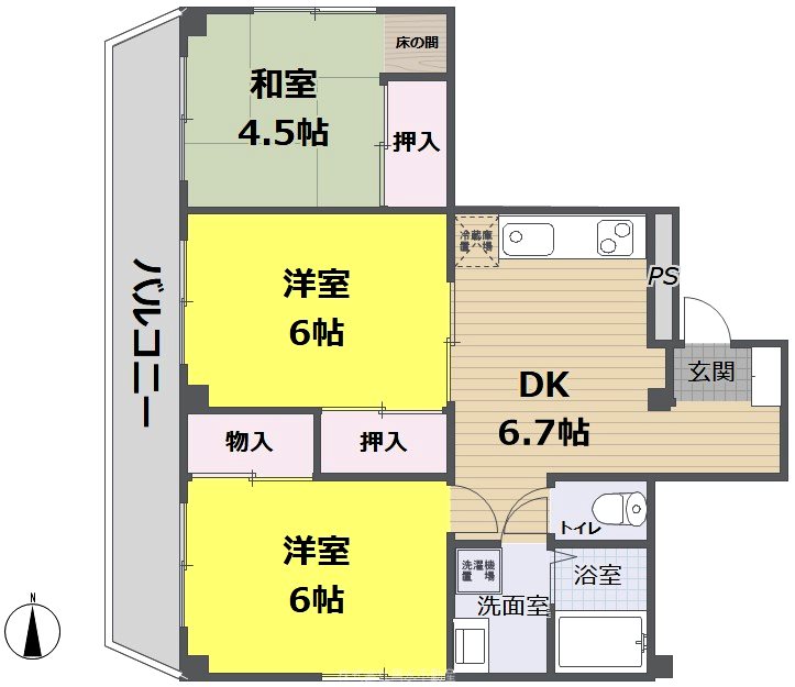 メゾン乾徳 間取り