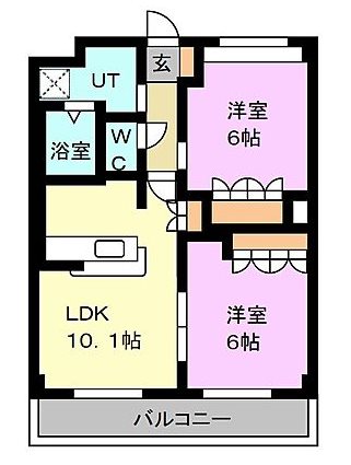 ふぁみーるA棟・B棟 間取り