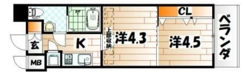 No.63　オリエントキャピタルタワー 間取り