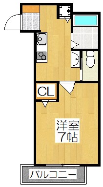 カーサヴェルデ高辻 間取り