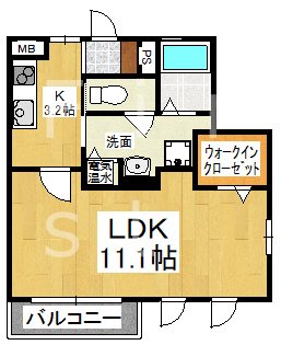 コンフォート冷泉 間取り