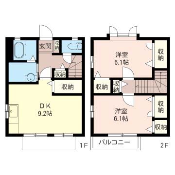 【シャーメゾン】フレシールＡ  間取り