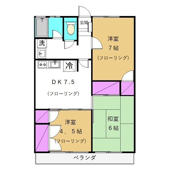 シティハイムフローレンス  間取り