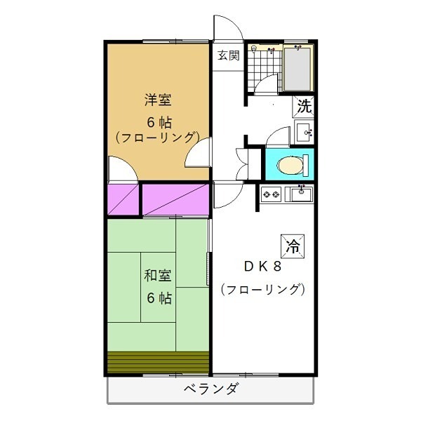 シティハイムフローレンス  間取り