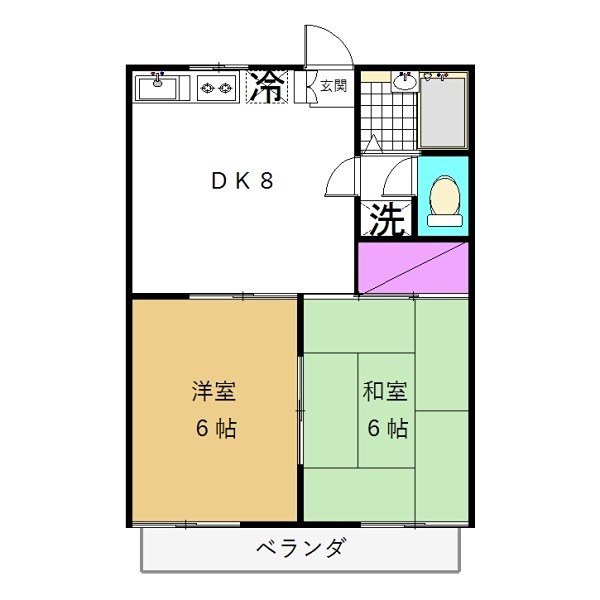 ハイツ並木B 間取り