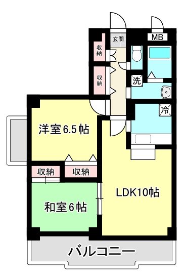ポポラーレ西都賀 間取り
