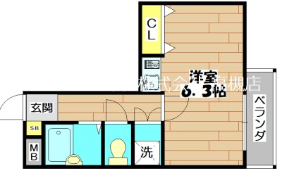 レジデンスSHⅢ 間取り