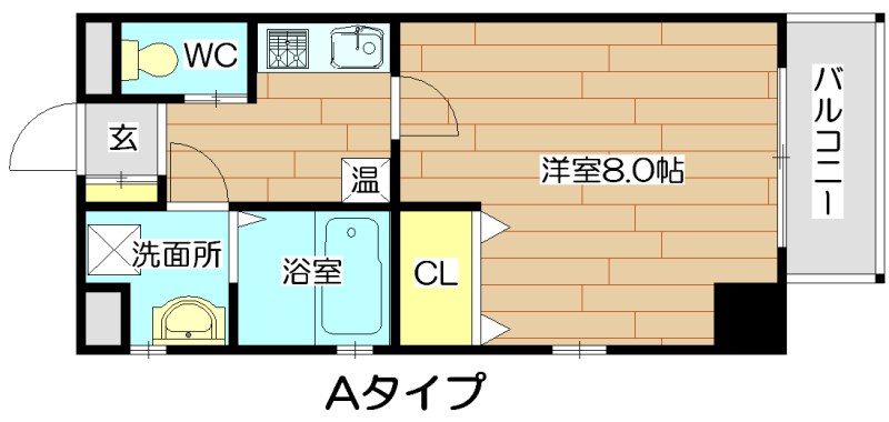 コクリコ富田 間取り図