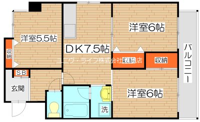 エクセルコート高槻Ⅰ号館 間取り