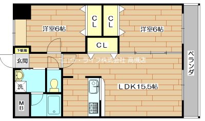 グラン・リーオ 301号室 間取り