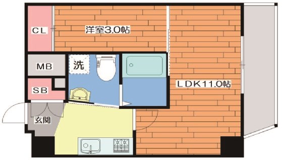 M:COURT関大前 間取り