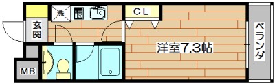 ラフォルテ駅前 間取り