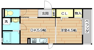 JYOHOKU欅STREET 間取り図