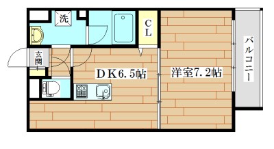 CASA MIA（カーサミーア） 102号室 間取り