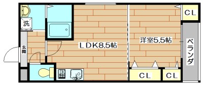 アイビーコート城南 間取り図