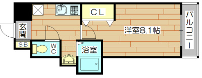 ウエストコースト   間取り
