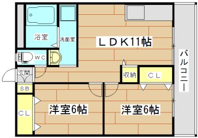 大和コーポ 間取り