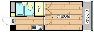 川西エンビィハイツ 間取り