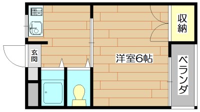 フレンズ高槻 間取り図