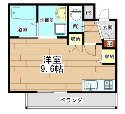 ガルリ高槻EST 303号室 間取り