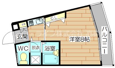 アップルハイツ南芥川 間取り図