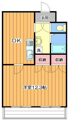 Casaネッビア 間取り図