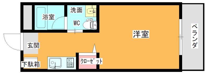 ハイツSUGI(女性専用) 間取り