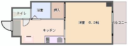 キャビン千里山 間取り