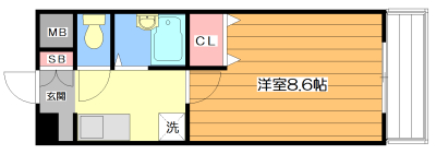 Hope Hill 上山手 間取り図