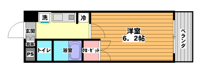 グリーンコーポYAYOI 間取り図