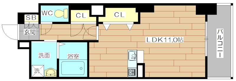 LIBRA TAKATSUKI（リブラ高槻） 間取り