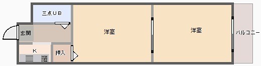アペックスシティーＶ 間取り図