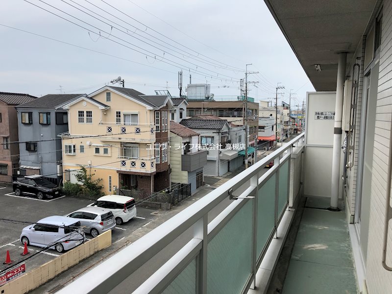高槻津之江マンション ベランダ