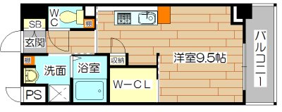 グランベージュ大手町 103号室 間取り