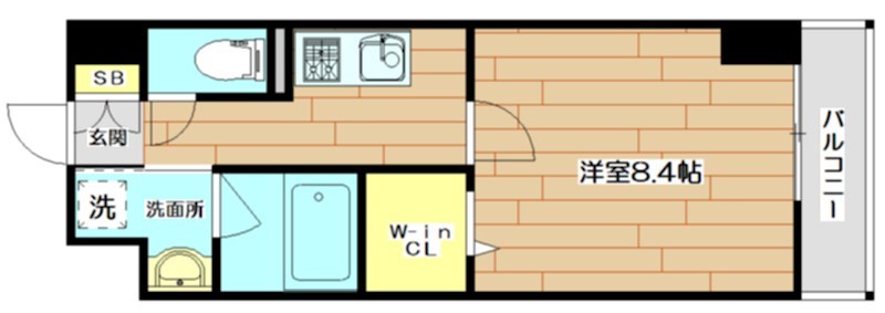 ImpRex3号館 501号室 間取り