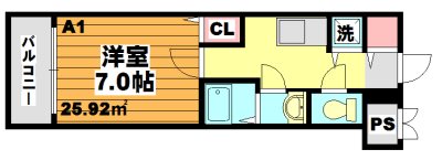 プルメリア江坂 間取り