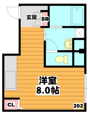 ブルーム関大前 間取り図