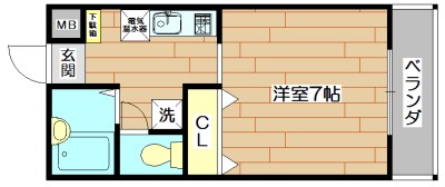 ベルレオーネ 401号室 間取り