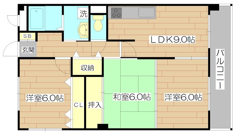 グランドリー高槻 間取り