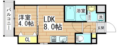 deww（デュウー） 203号室 間取り